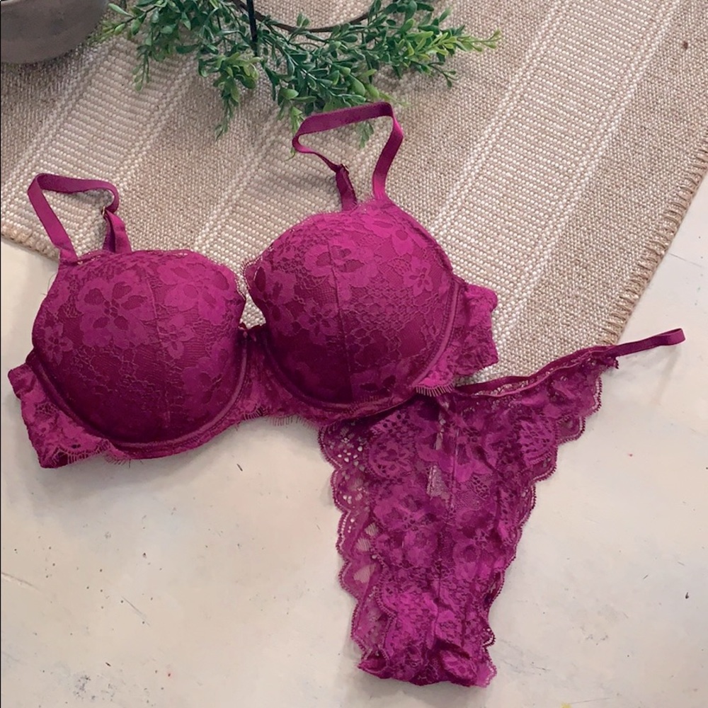 Victoria’s Secret Demi bra and panty set